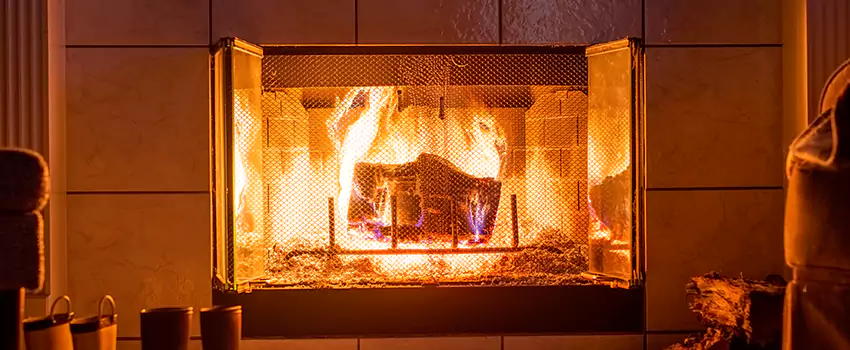 Mendota Hearth Landscape Fireplace Installation in Casselberry, Florida